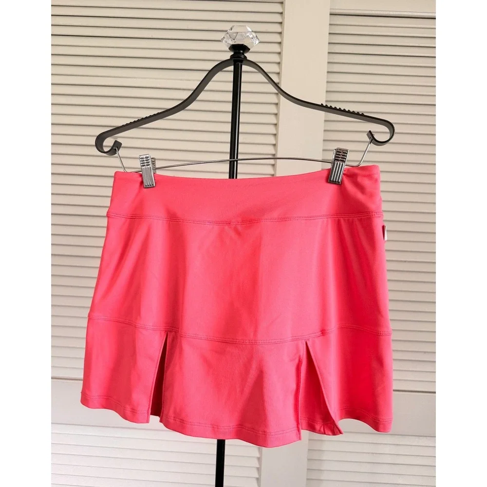Nike Dri-FIT Tennis Skort Pink Pleated Athletic Skirt Size Medium